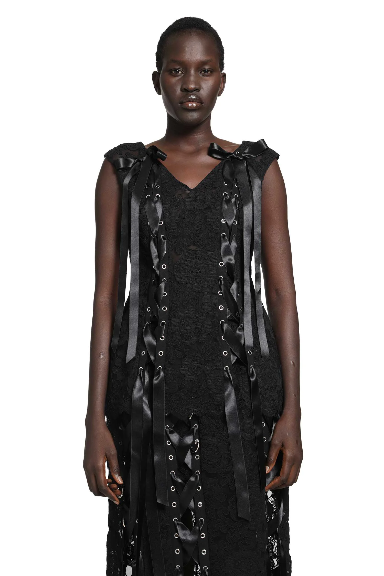 Unraveling Ribbon Portrait Top - 1