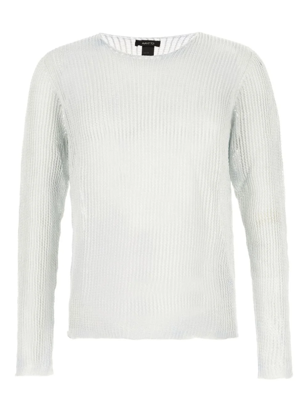 ribbed crew-neck sweater - 1