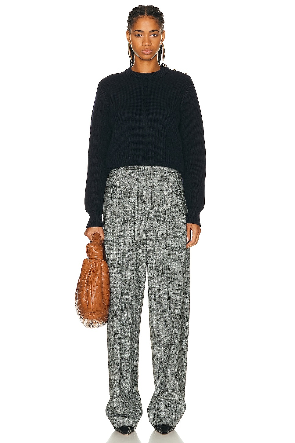 Dry Wool Rib Sweater - 5