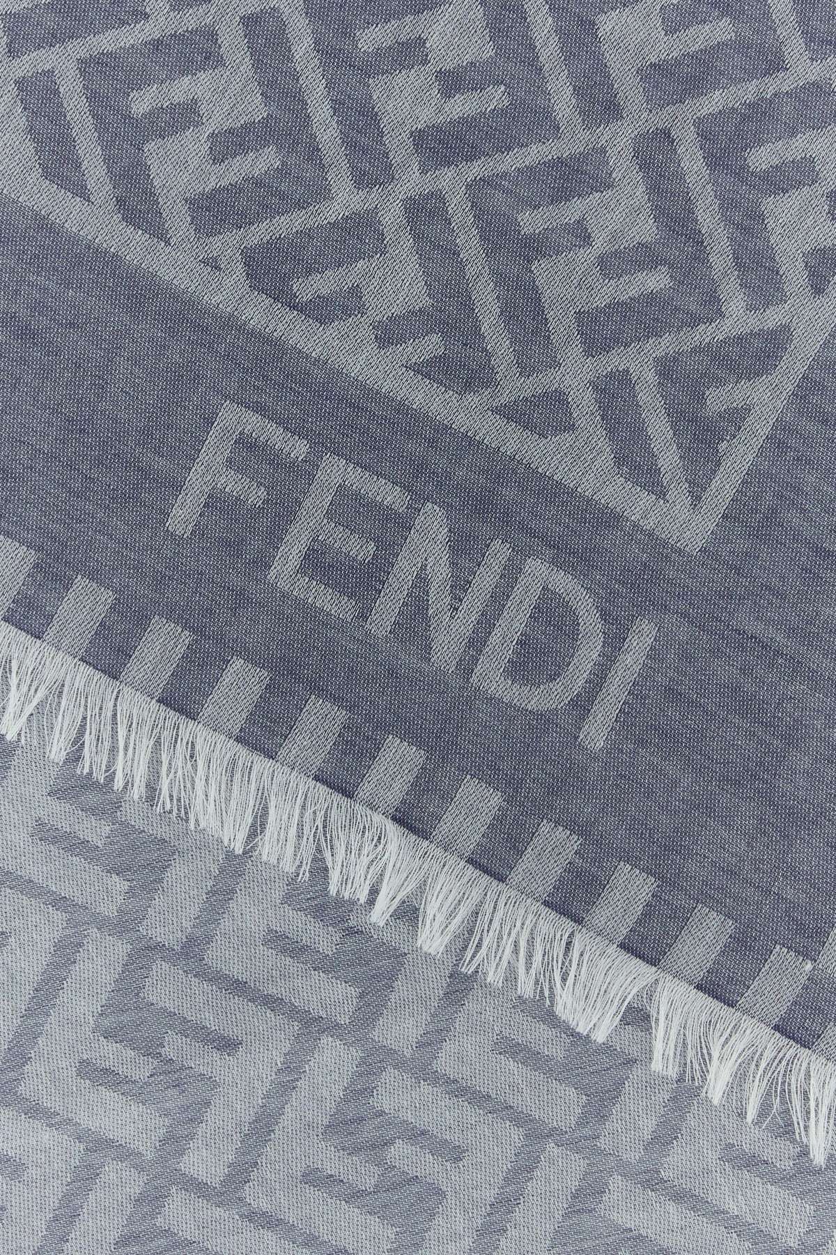 Fendi Women Embroidered Cotton Foulard - 2