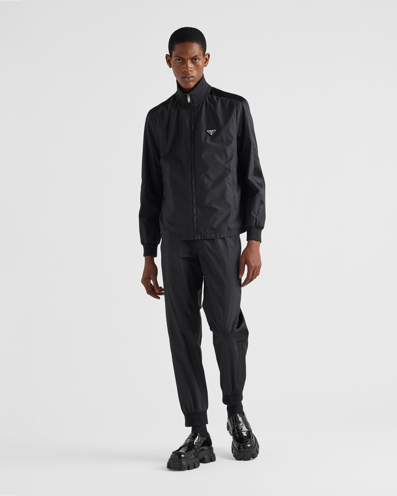 Prada Silk blend blouson jacket outlook