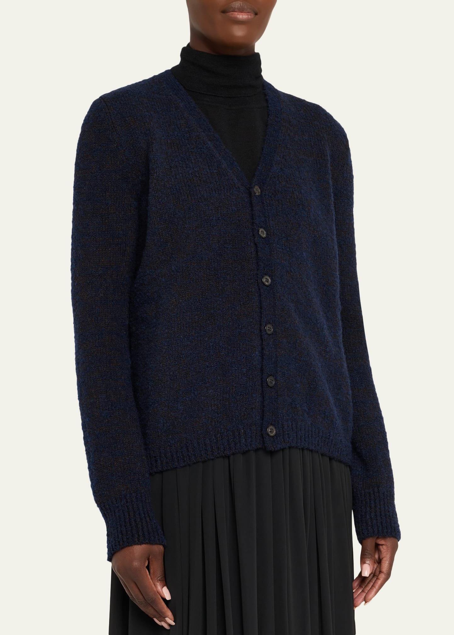 Gauge 5Tv Interference Two Tones Cardigan - 4