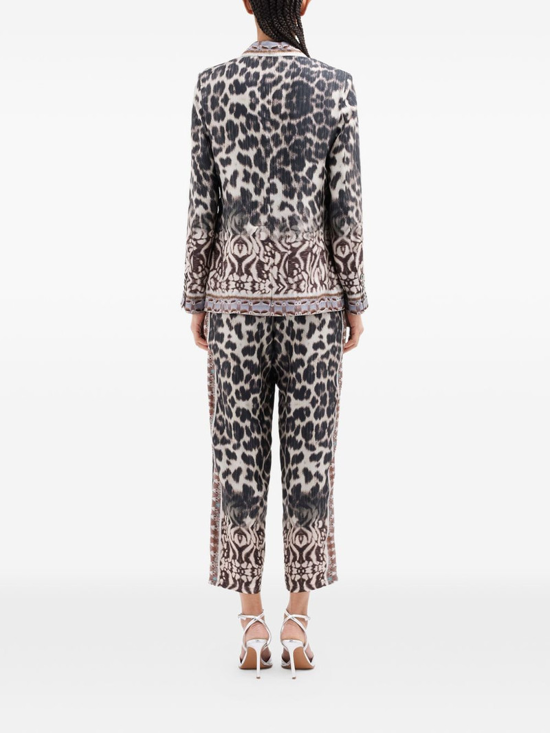 Ciadox animal-print single-breasted blazer 4