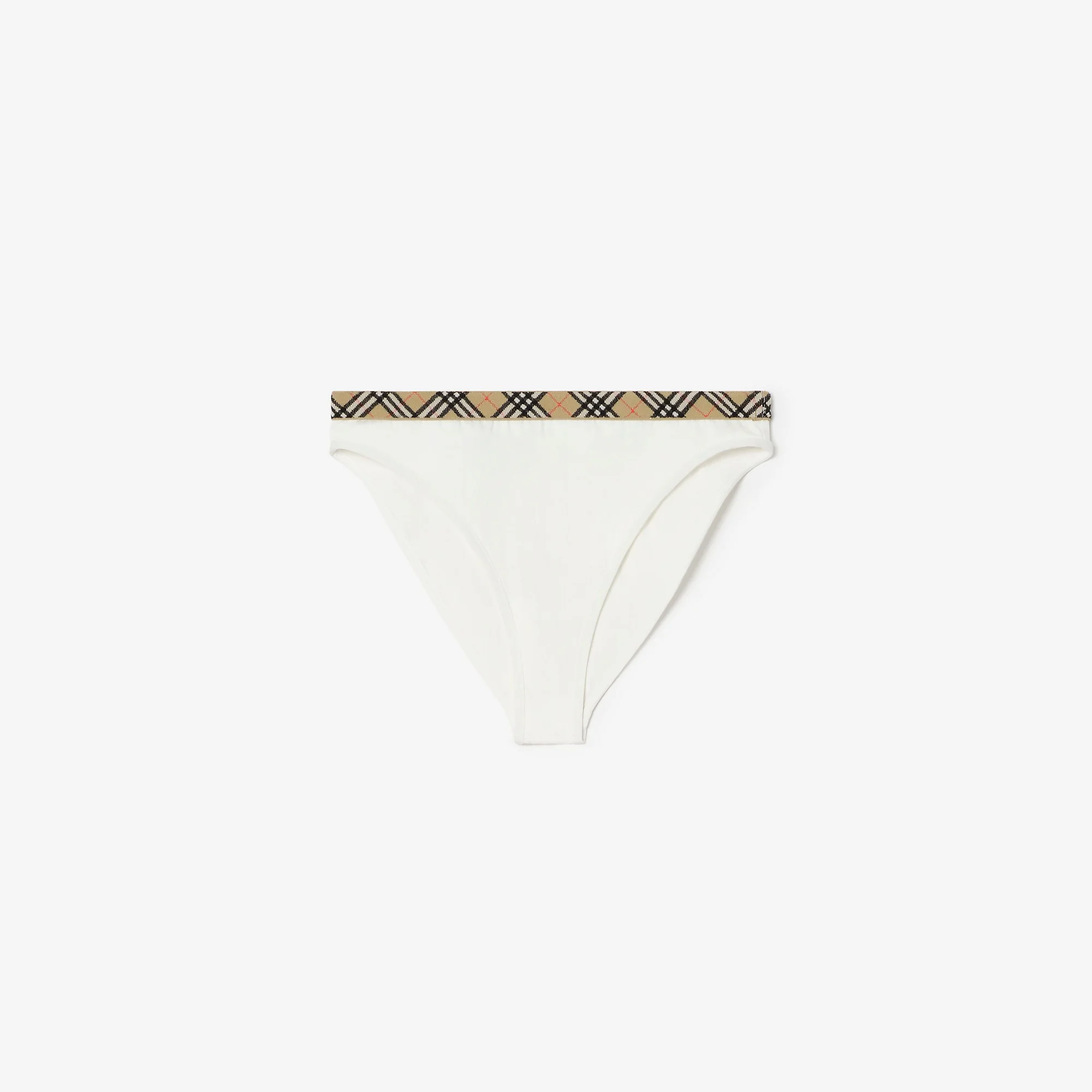 Check Trim Bikini Briefs - 1