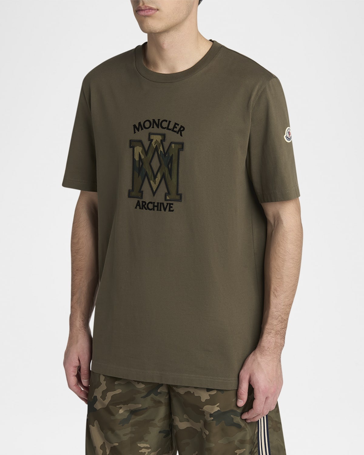 Men's Camouflage Logo Crewneck T-Shirt - 4