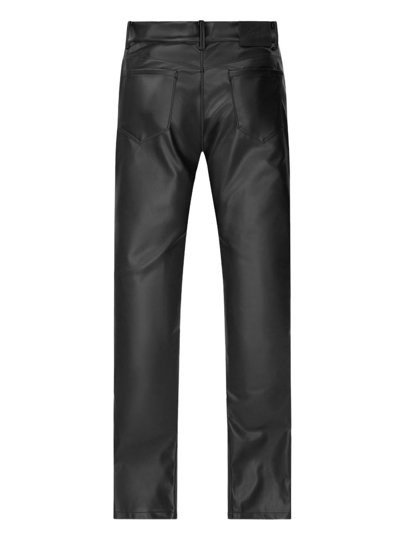 RTA merciless faux-leather jeans outlook