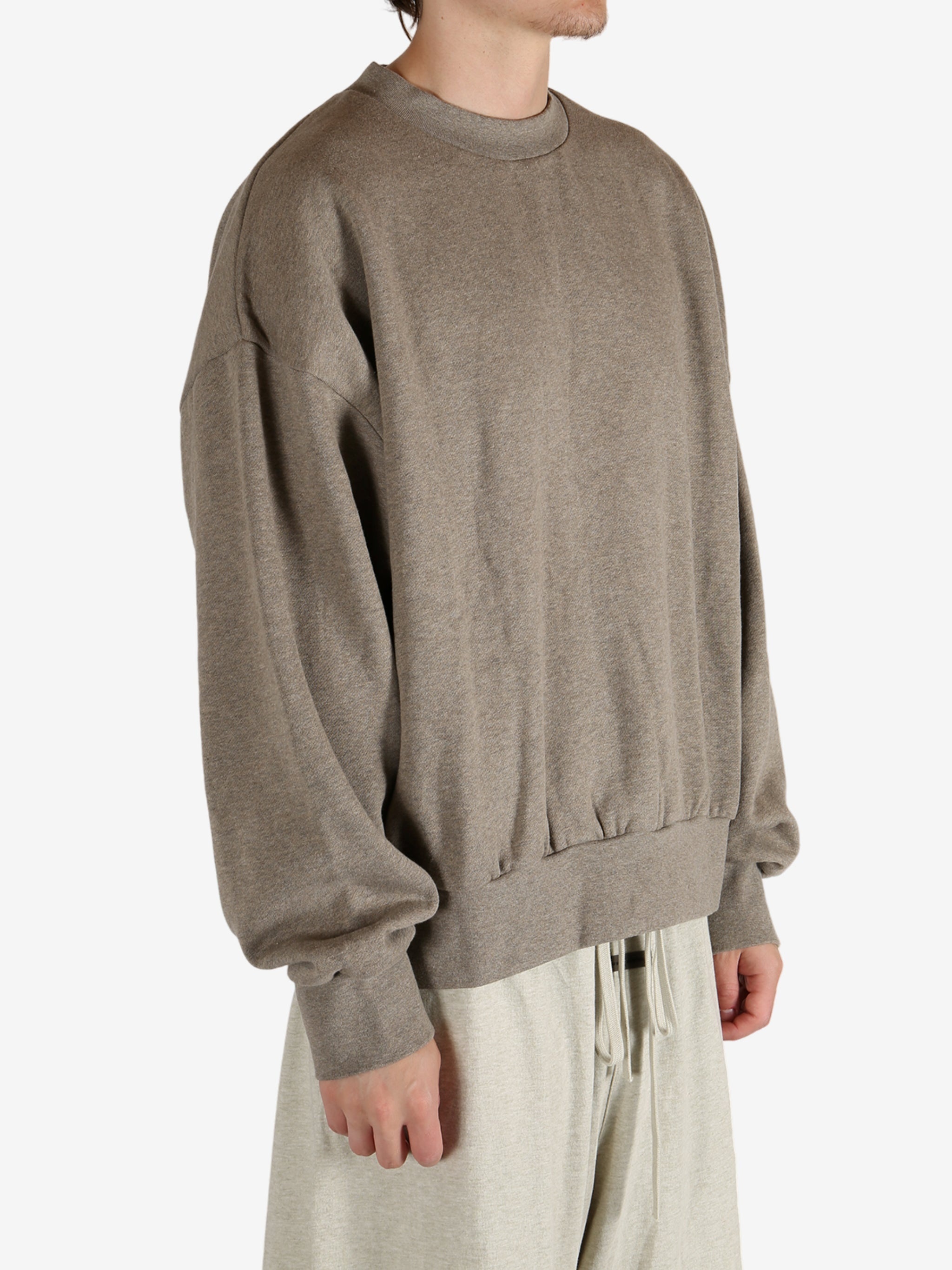 FEAR OF GOD ESSENTIALS - Men Classic Fit Fleece Crewneck - 2