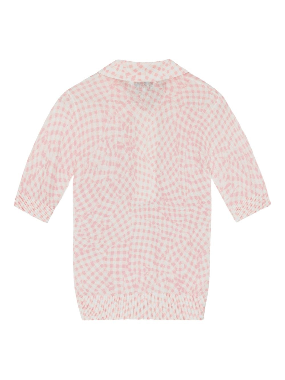 patterned-jacquard top - 6