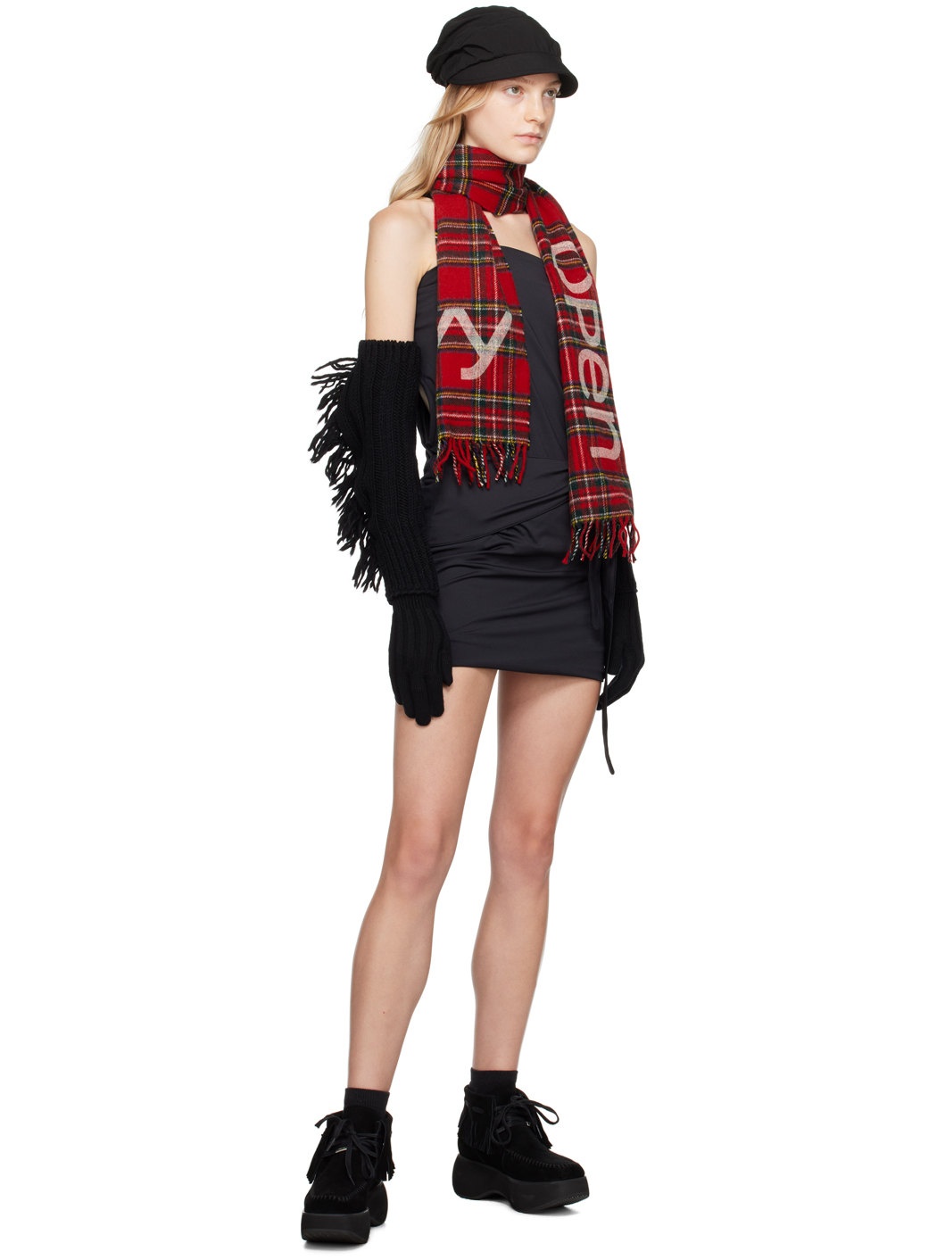 Black Fringe Boots - 5