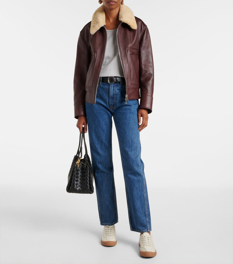 SLVRLAKE Virginia Slim high-rise straight jeans outlook