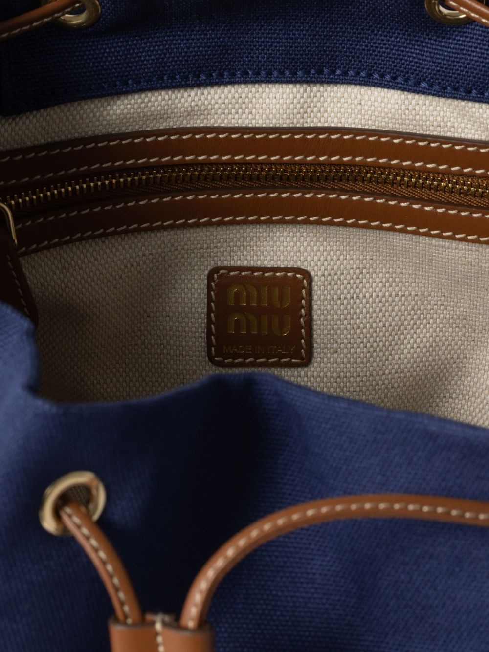 logo-lettering backpack - 7