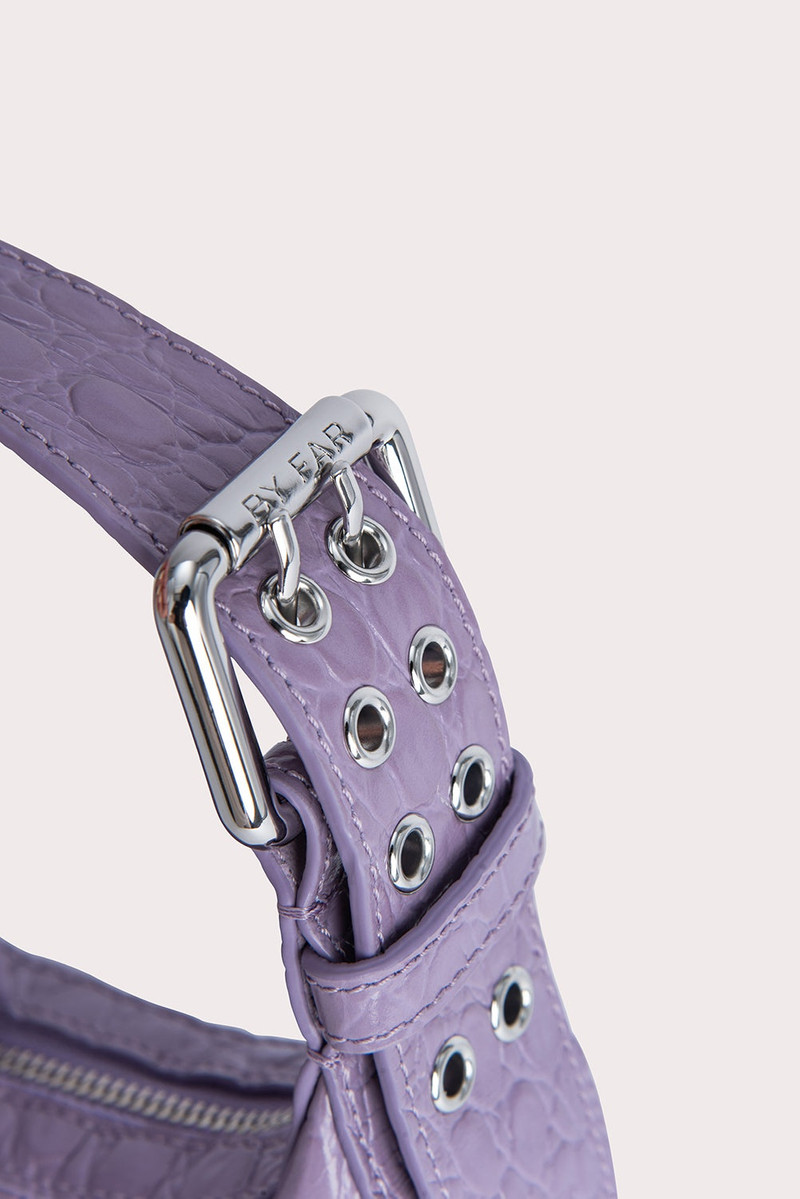 Mini Soho Purple Haze Circular Croco Embossed Leather 7