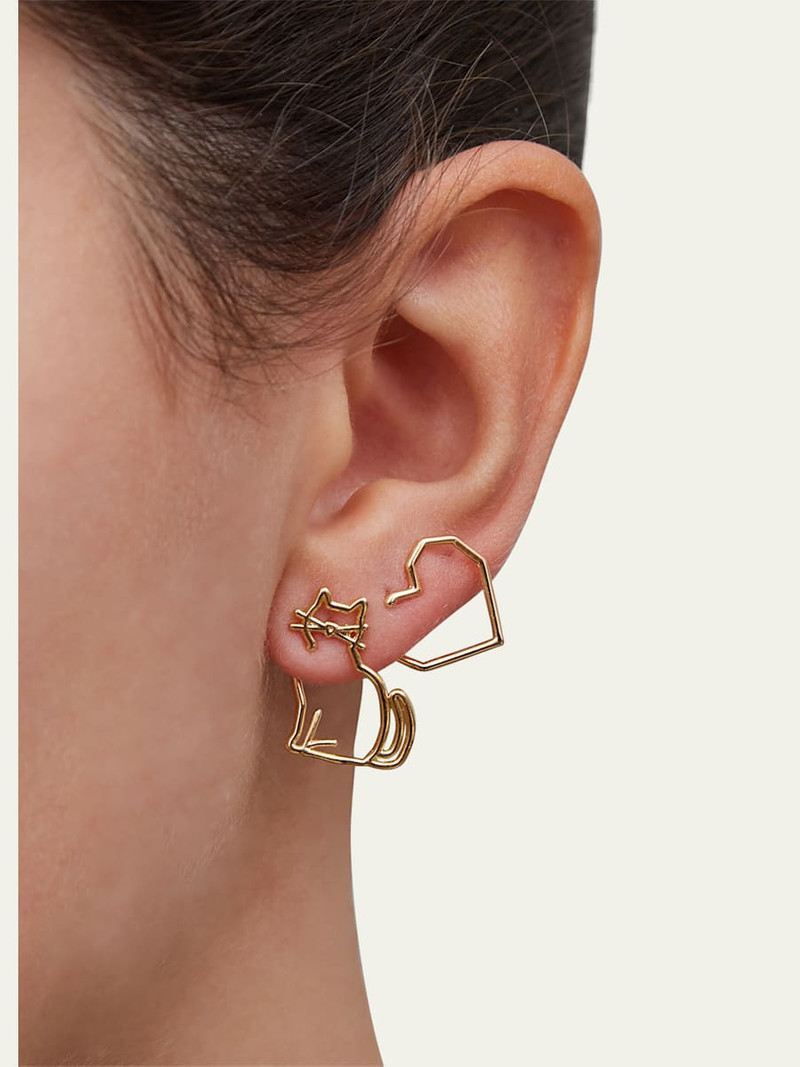 ALIITA Corazon Puro Heart Earrings outlook