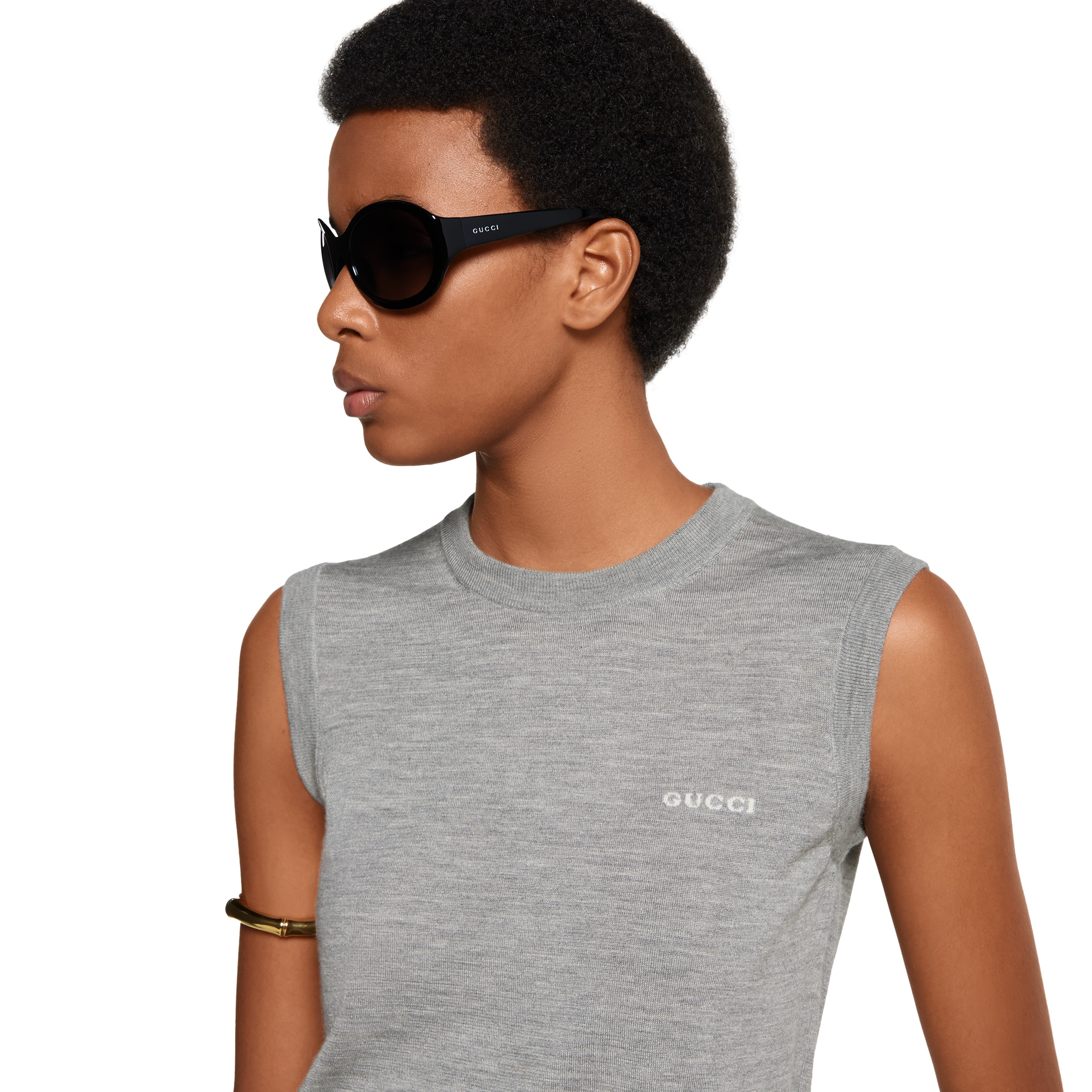 Cashmere silk sleeveless top - 5