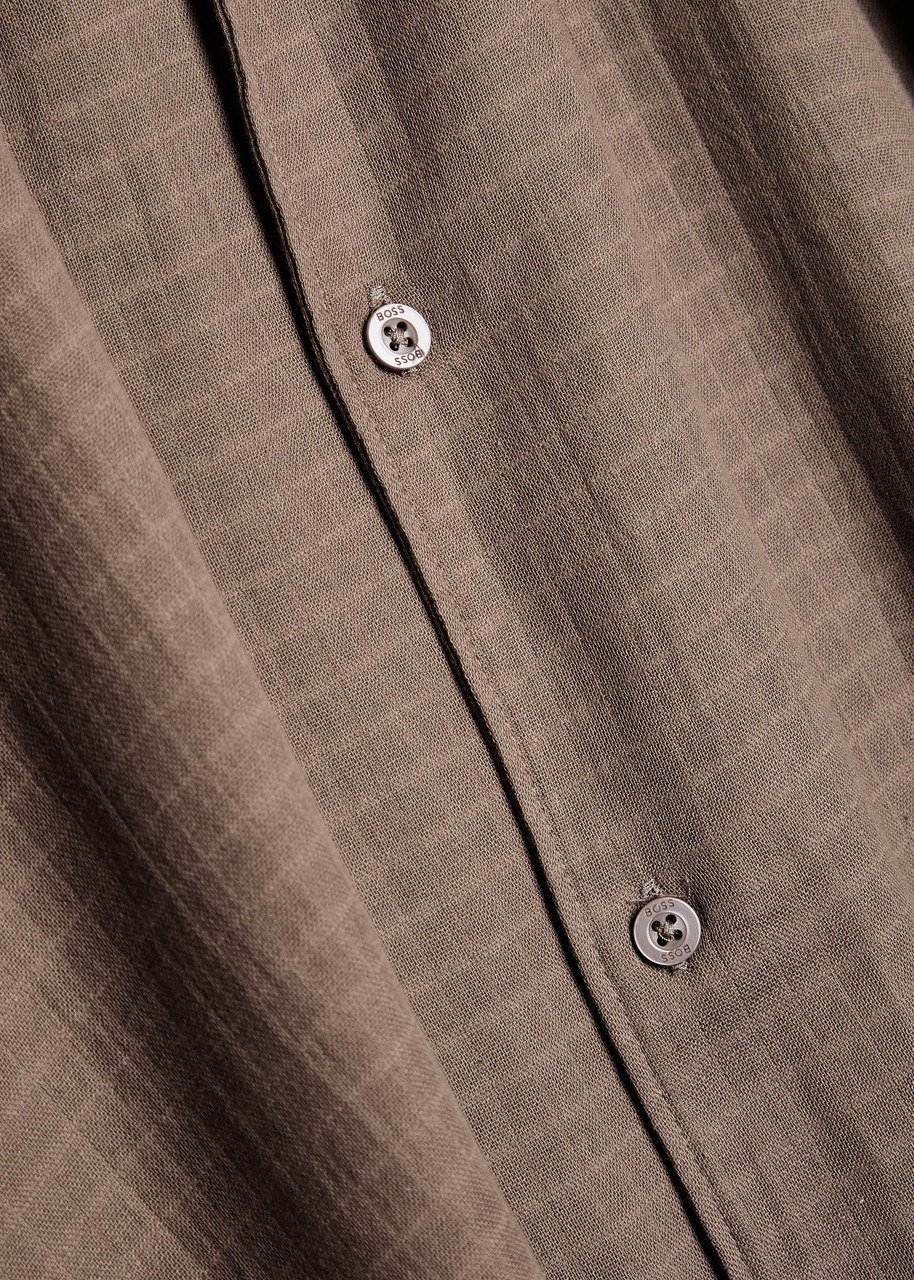 Boss Logo-embroidered Cotton Shirt - 5