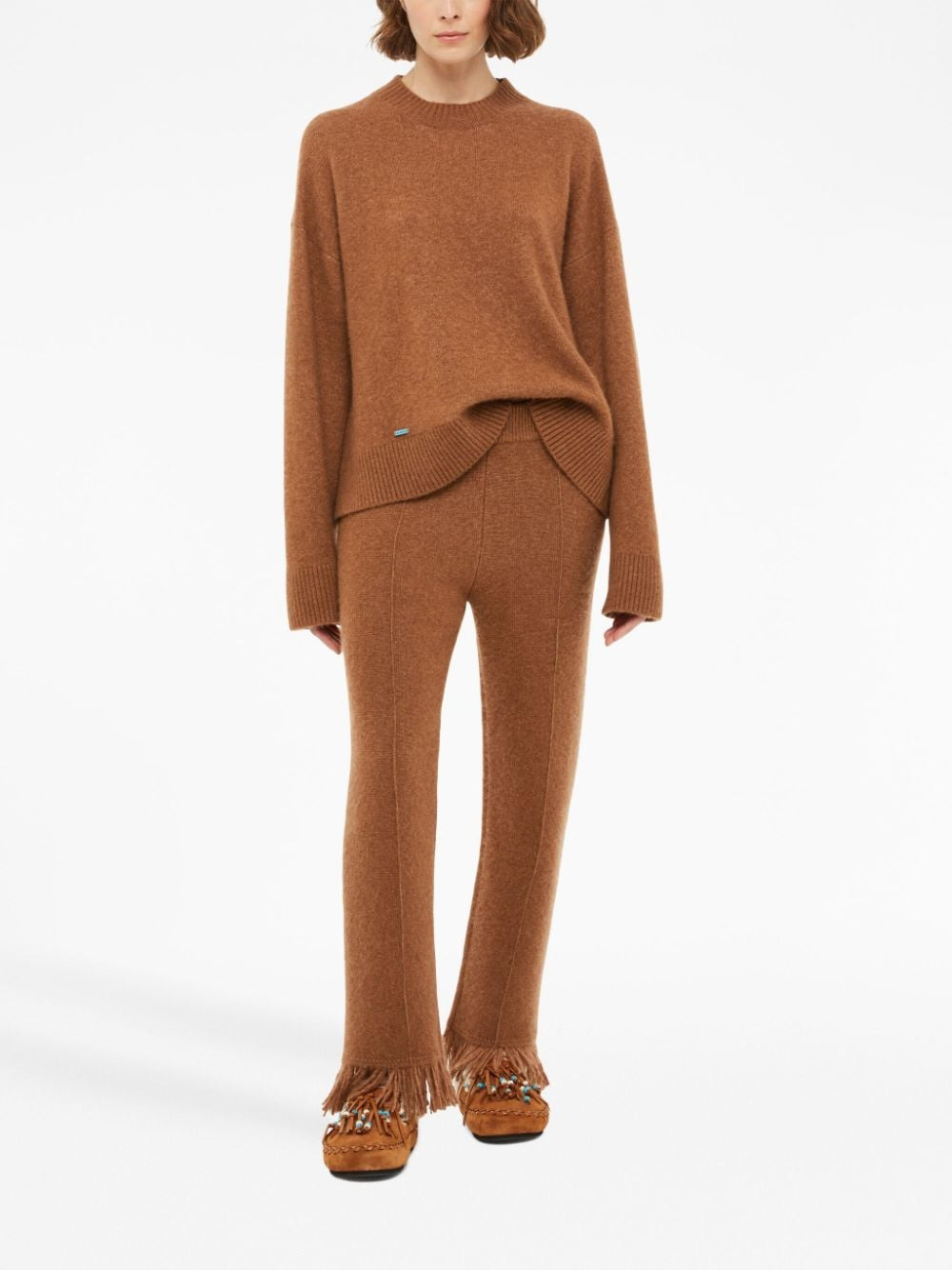 Alanui Trousers Camel - 3