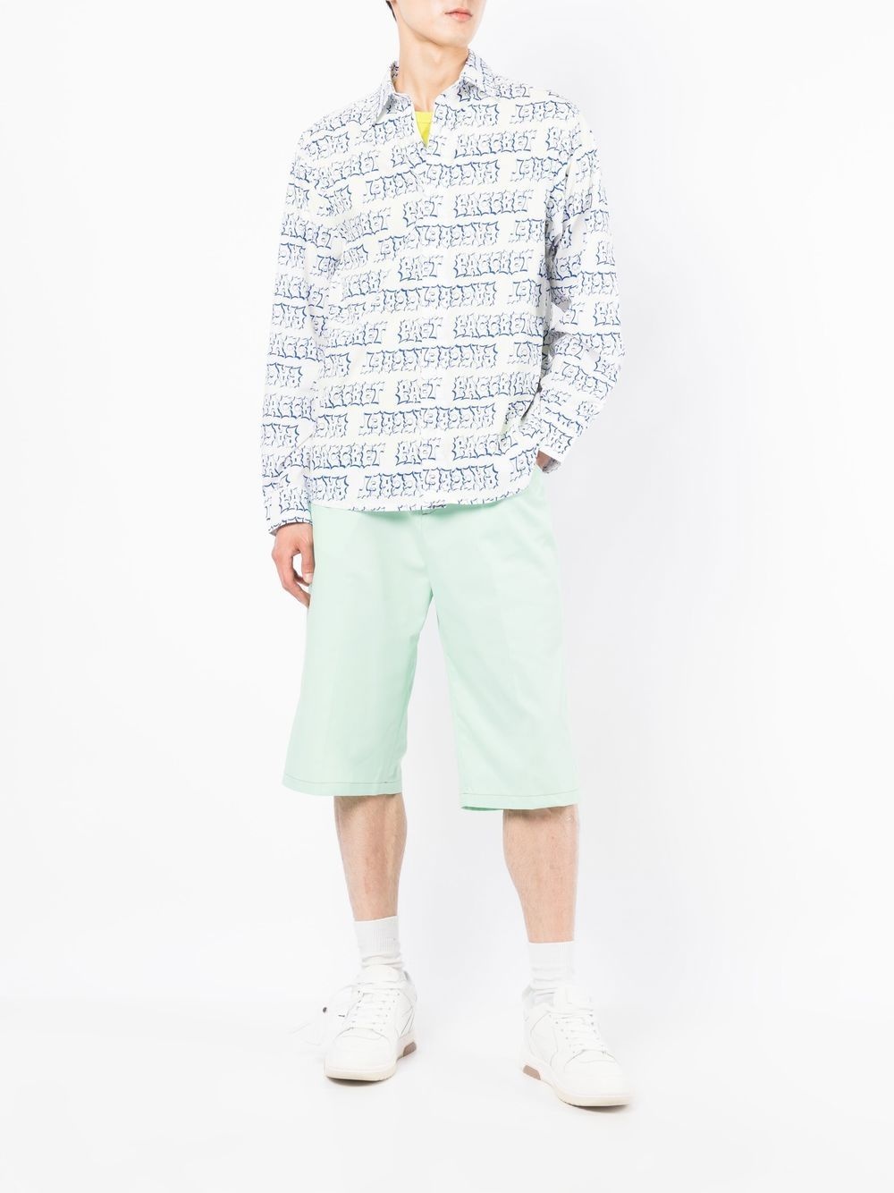 pressed-crease four-pocket Bermuda shorts - 2