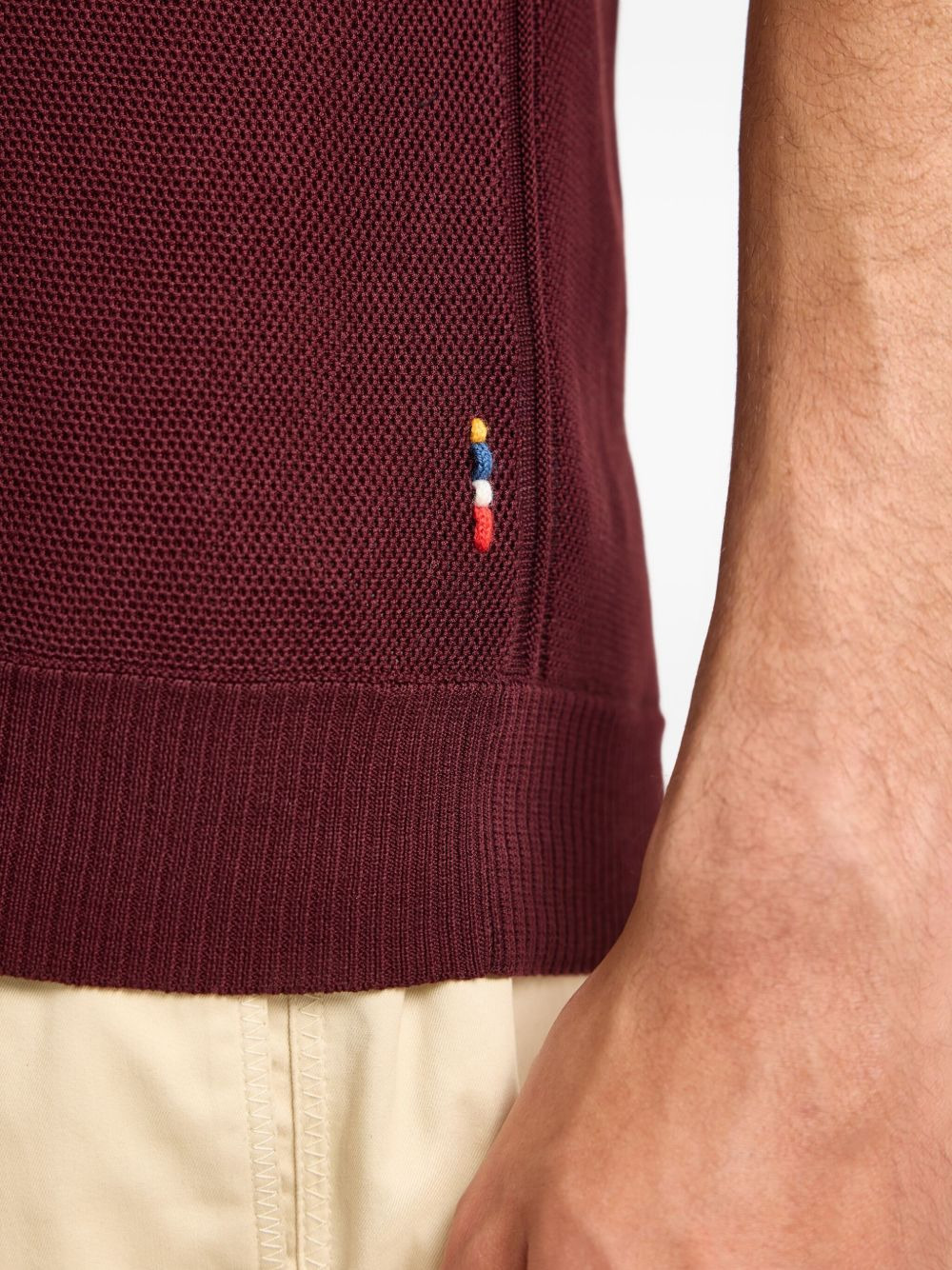 Horton piqué-texture polo shirt - 4