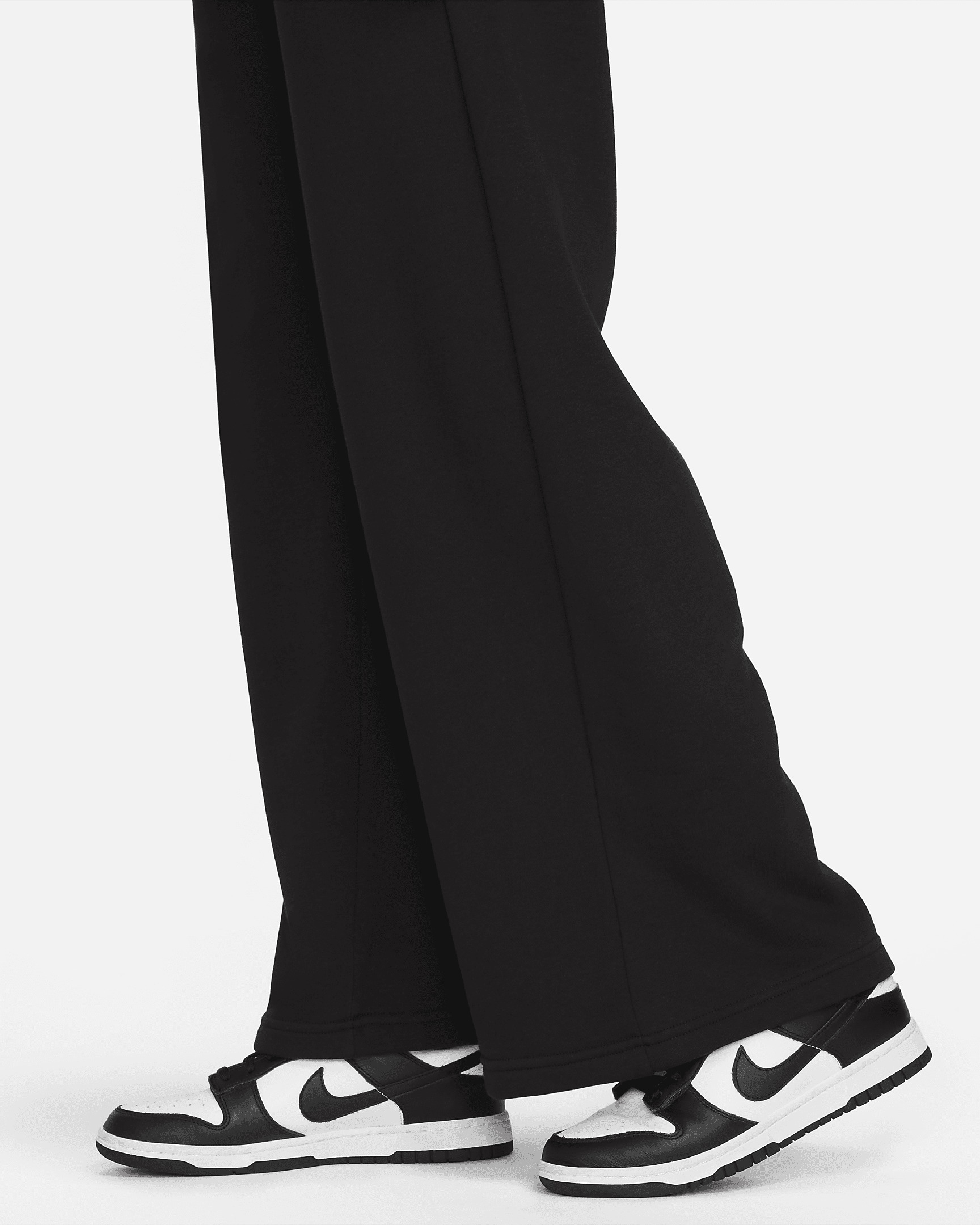 Nike Sportswear Club Fleece Women's Mid-Rise Wide-Leg Sweatpants - 4