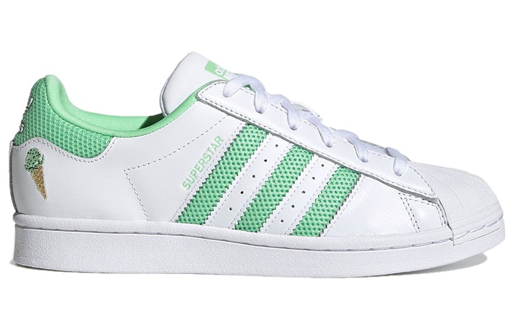 (WMNS) adidas Superstar 'White Glory Mint' H03894 - 2