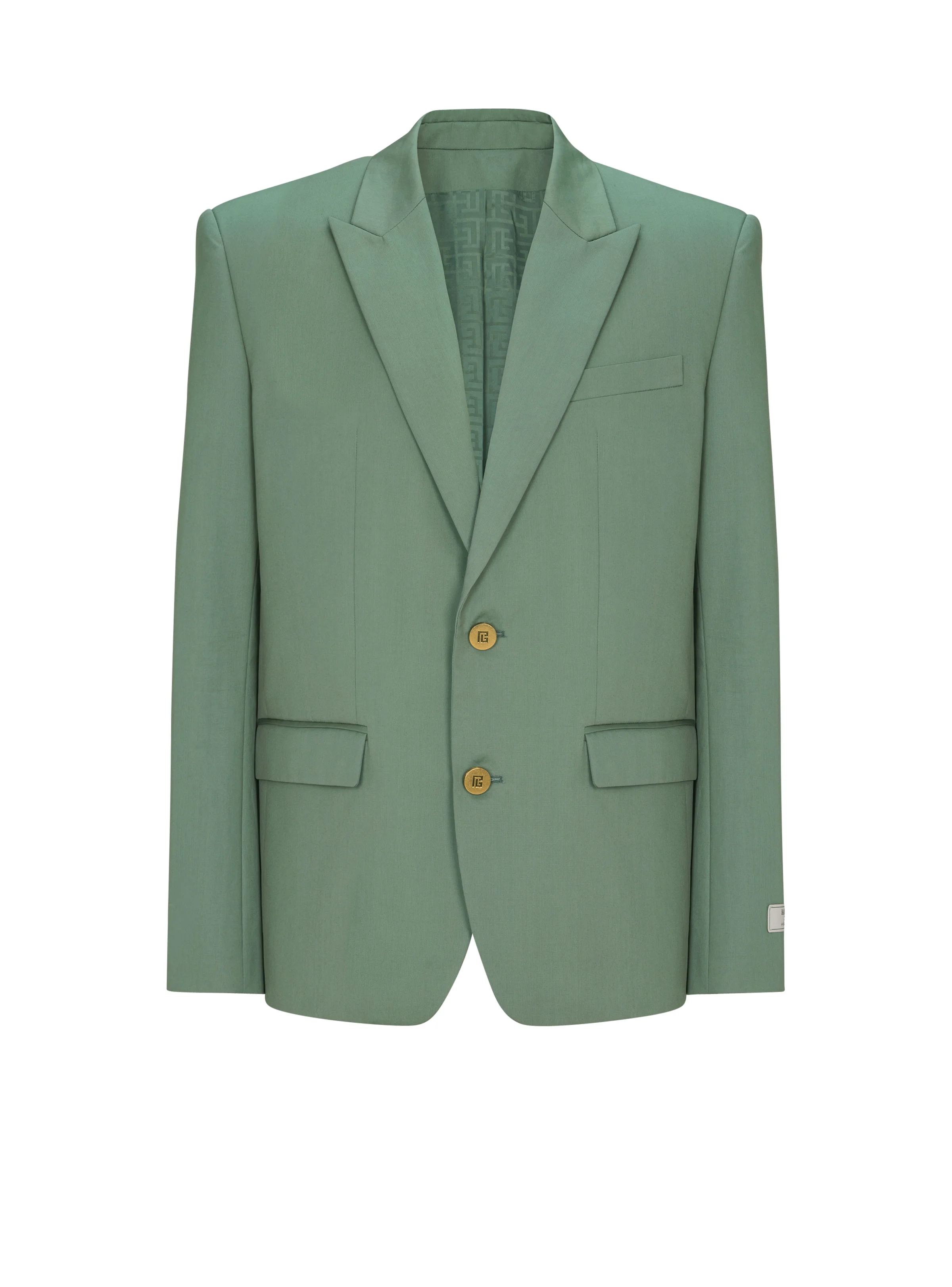 Cotton twill 2-button jacket - 1