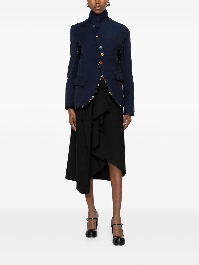 UNDERCOVER contrasting-button jacket outlook