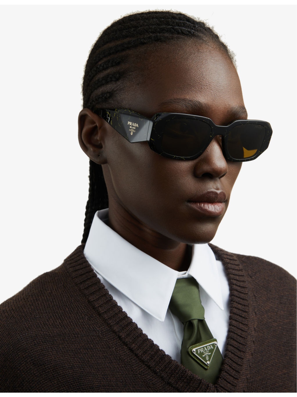 PR 17WS rectangle-frame acetate sunglasses - 2