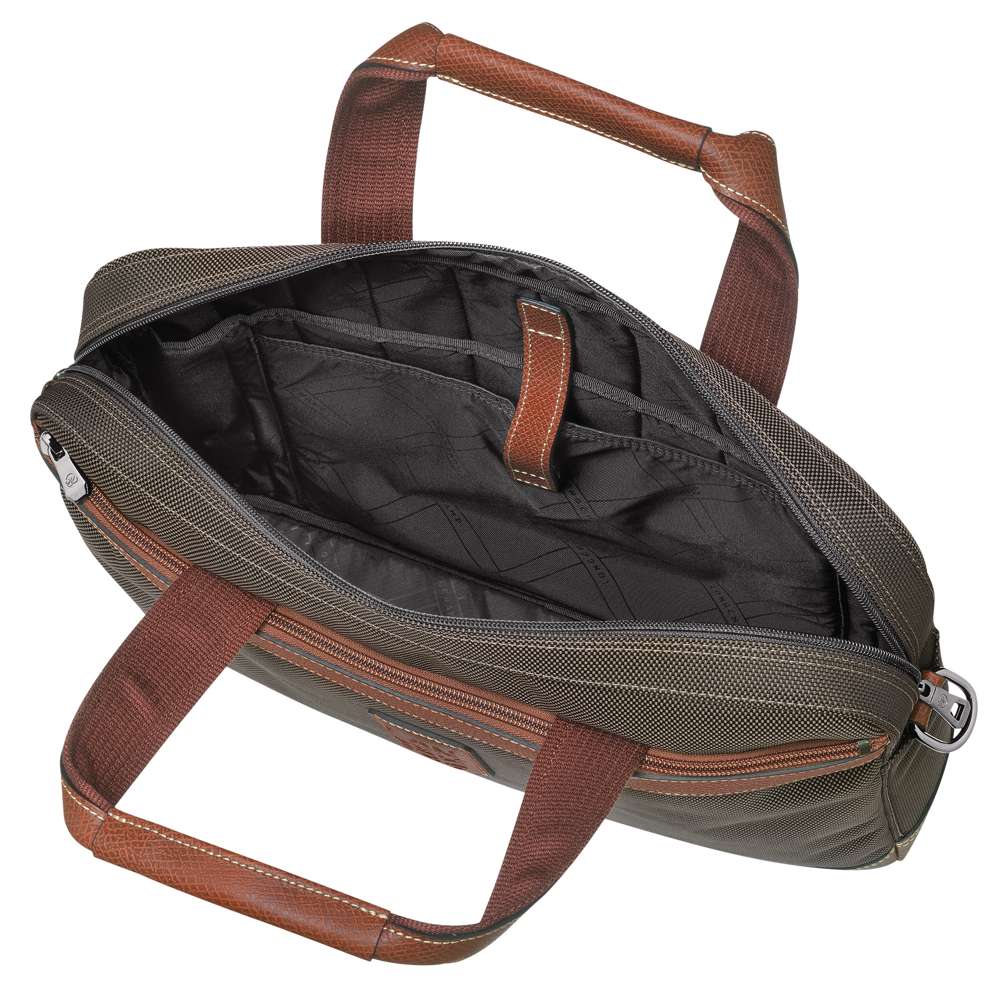 Boxford S Briefcase Brown - Canvas - 5