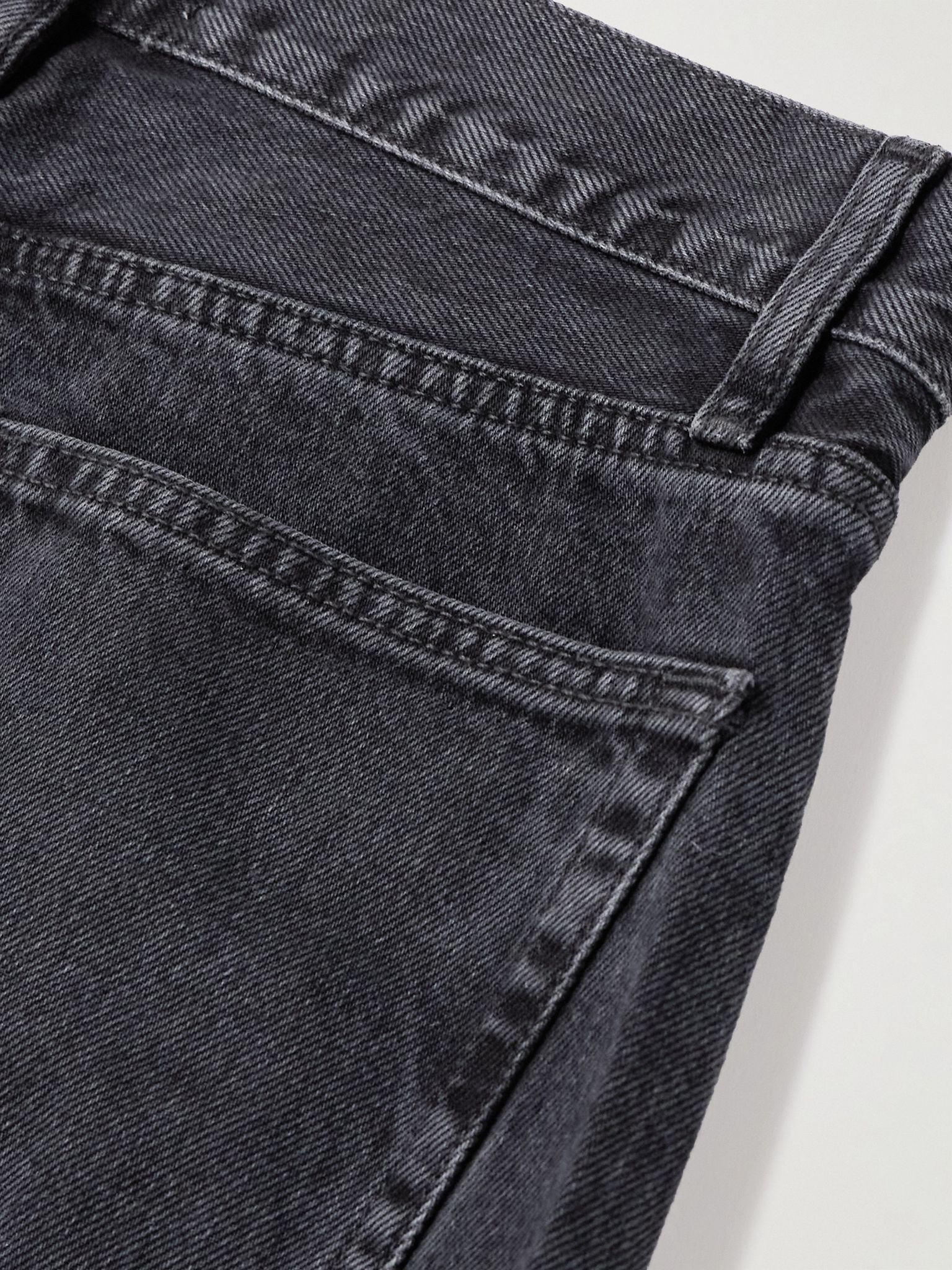 The Loose low-rise wide-leg jeans Black - 6