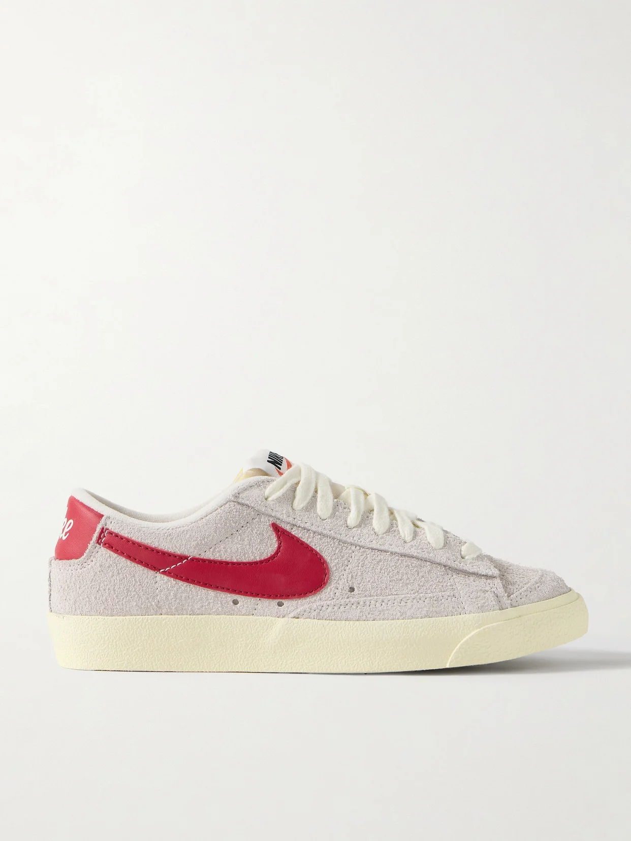 Blazer Low '77 Vintage Leather-trimmed Brushed-suede Sneakers - 1