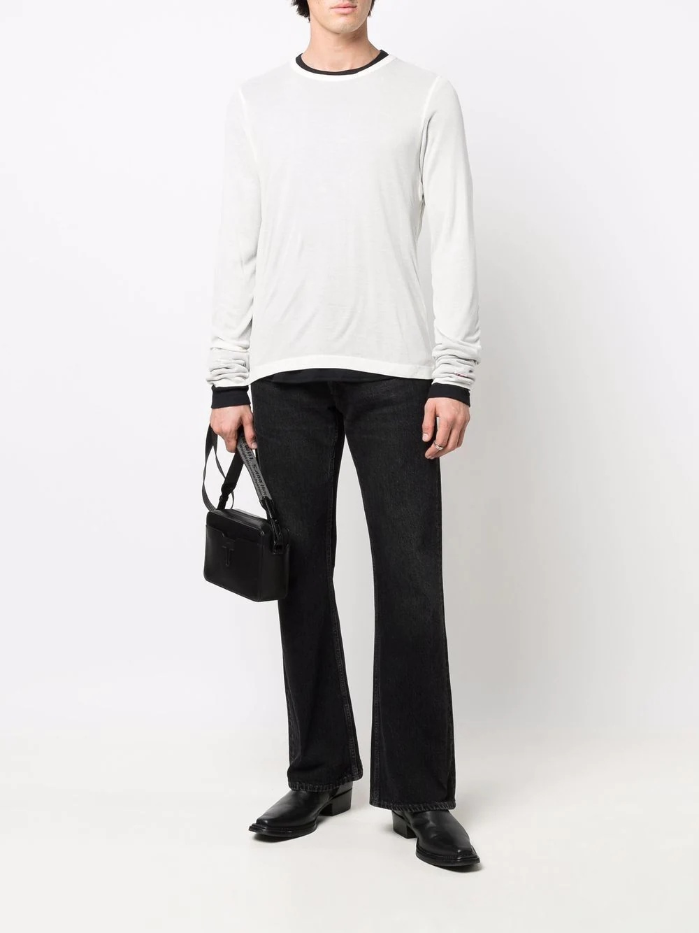 layered long-sleeve T-shirt - 2