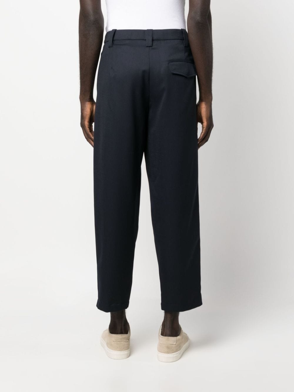Renato pleated wool trousers - 4