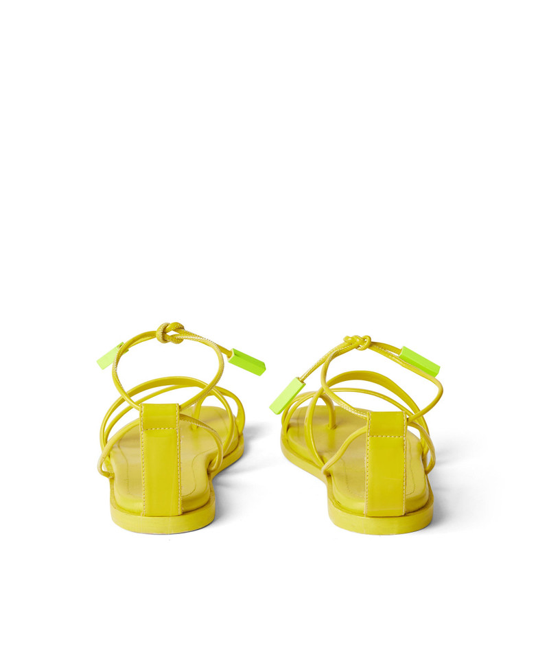 MSGM Low sandals with patent leather straps outlook