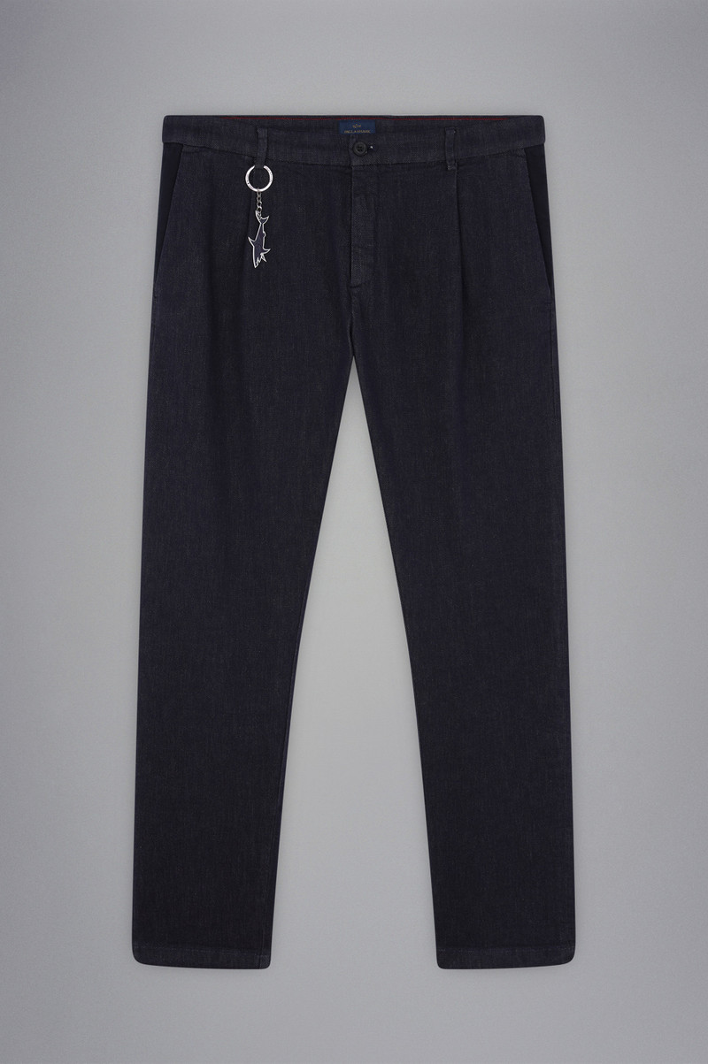 COTTON STRETCH CHINO TROUSERS 1