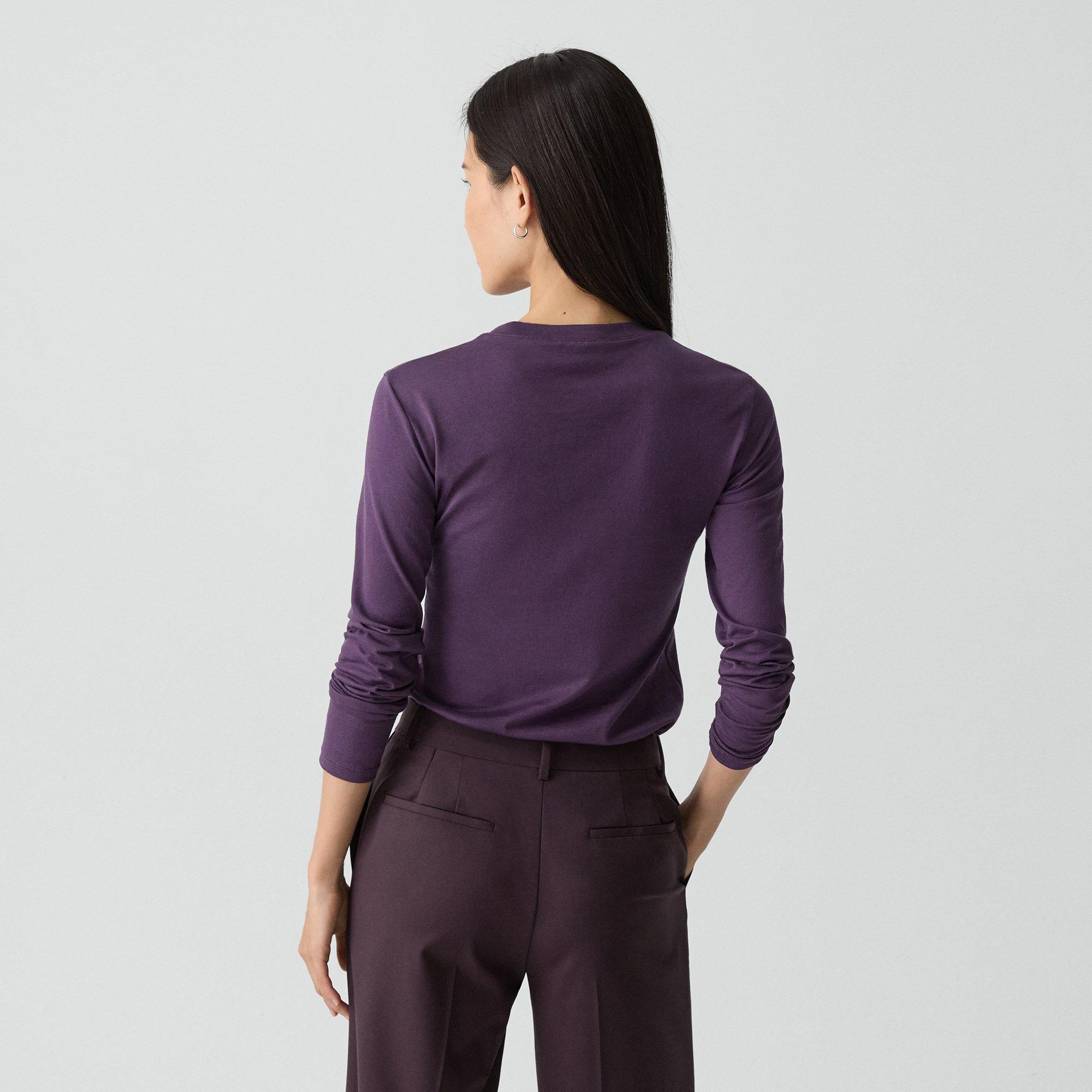 Tiny Long-Sleeve Tee in Organic Cotton - 4
