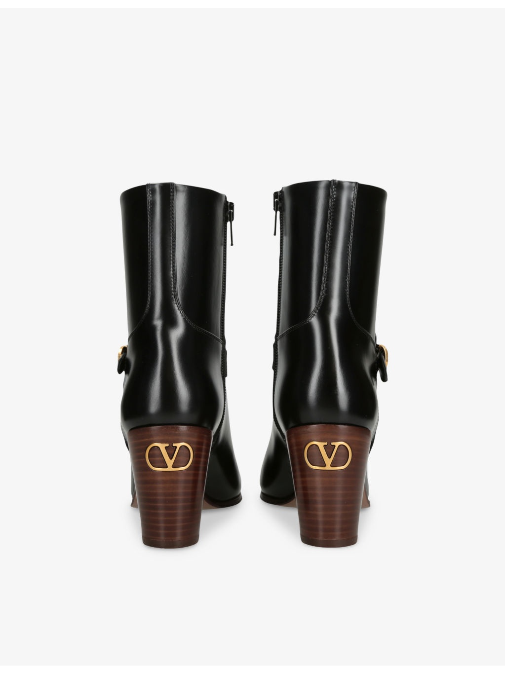 Pattie 75 Leather Heeled Ankle Boots - 4
