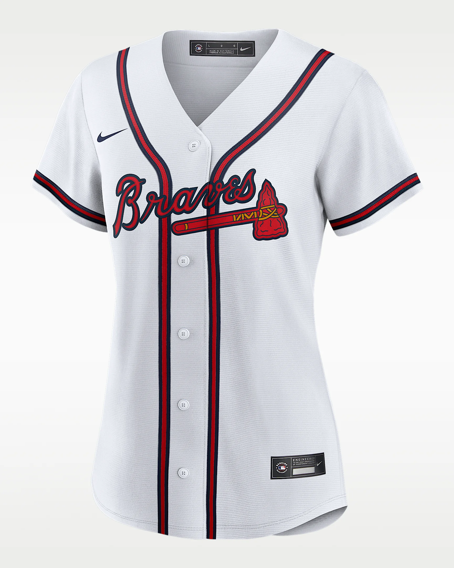 Ozzie Albies Atlanta Braves Women's Nike MLB Replica Jersey - 1