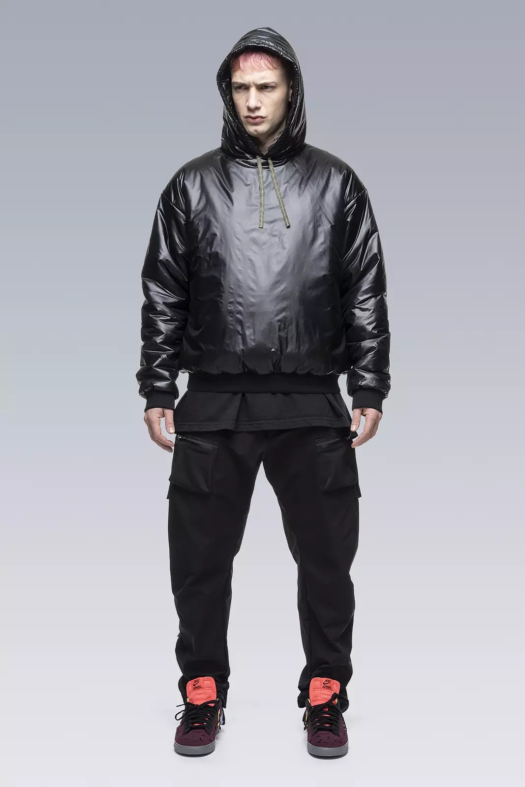 S31-PX HD Nylon PrimaLoft® Insulated Hooded Jacket Black - 8