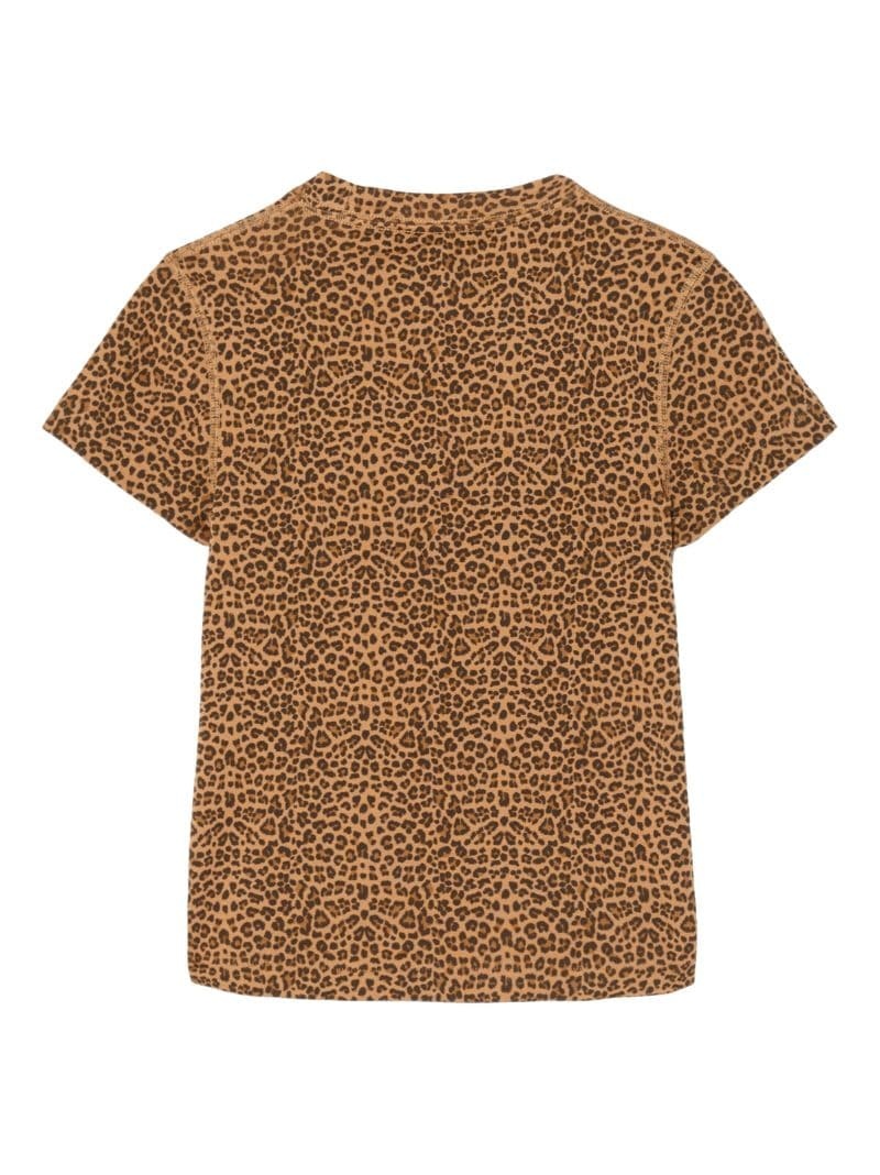 leopard-print cotton T-shirt - 5