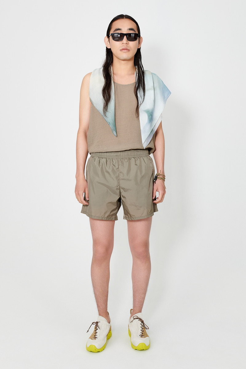 Our Legacy Drape Tech Trunks Muck Nylon outlook