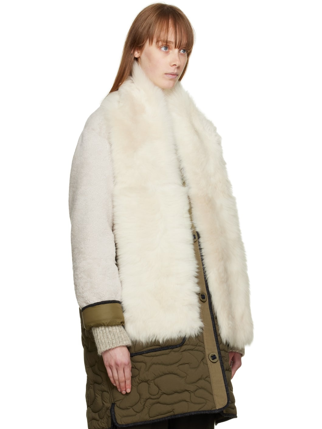Beige Echarpe Scarf - 3