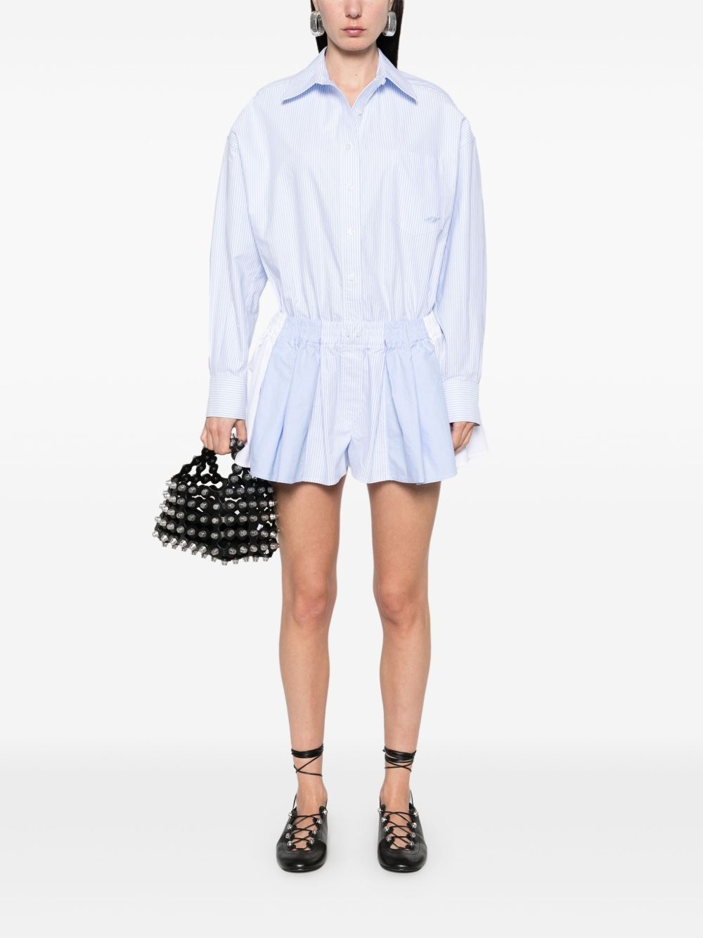 prestyled pleated playsuit - 2