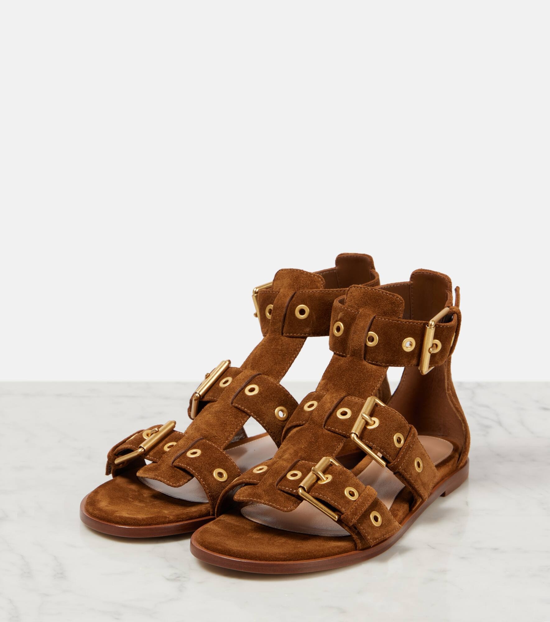 Suede sandals - 4