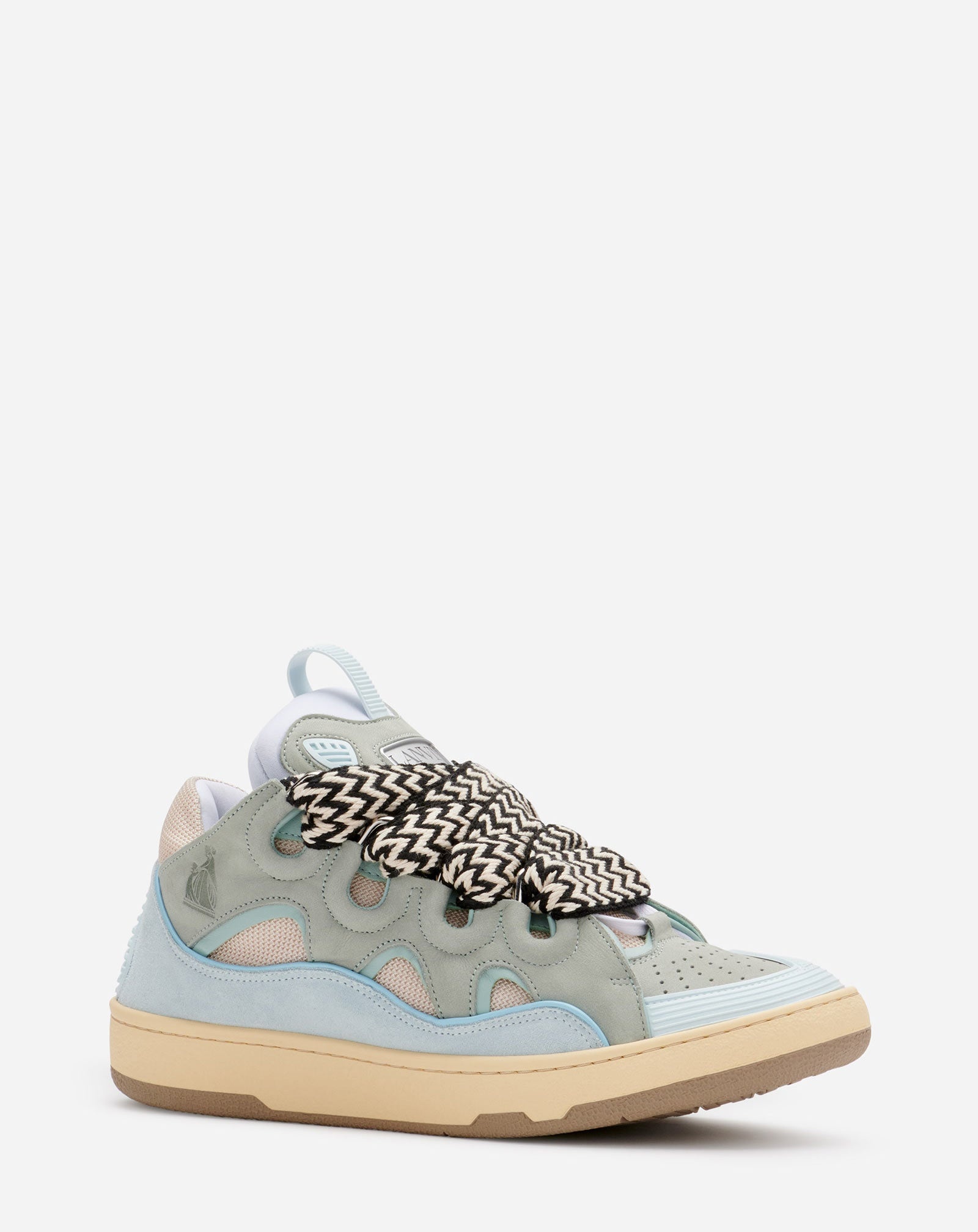 Lanvin LEATHER CURB SNEAKERS | REVERSIBLE
