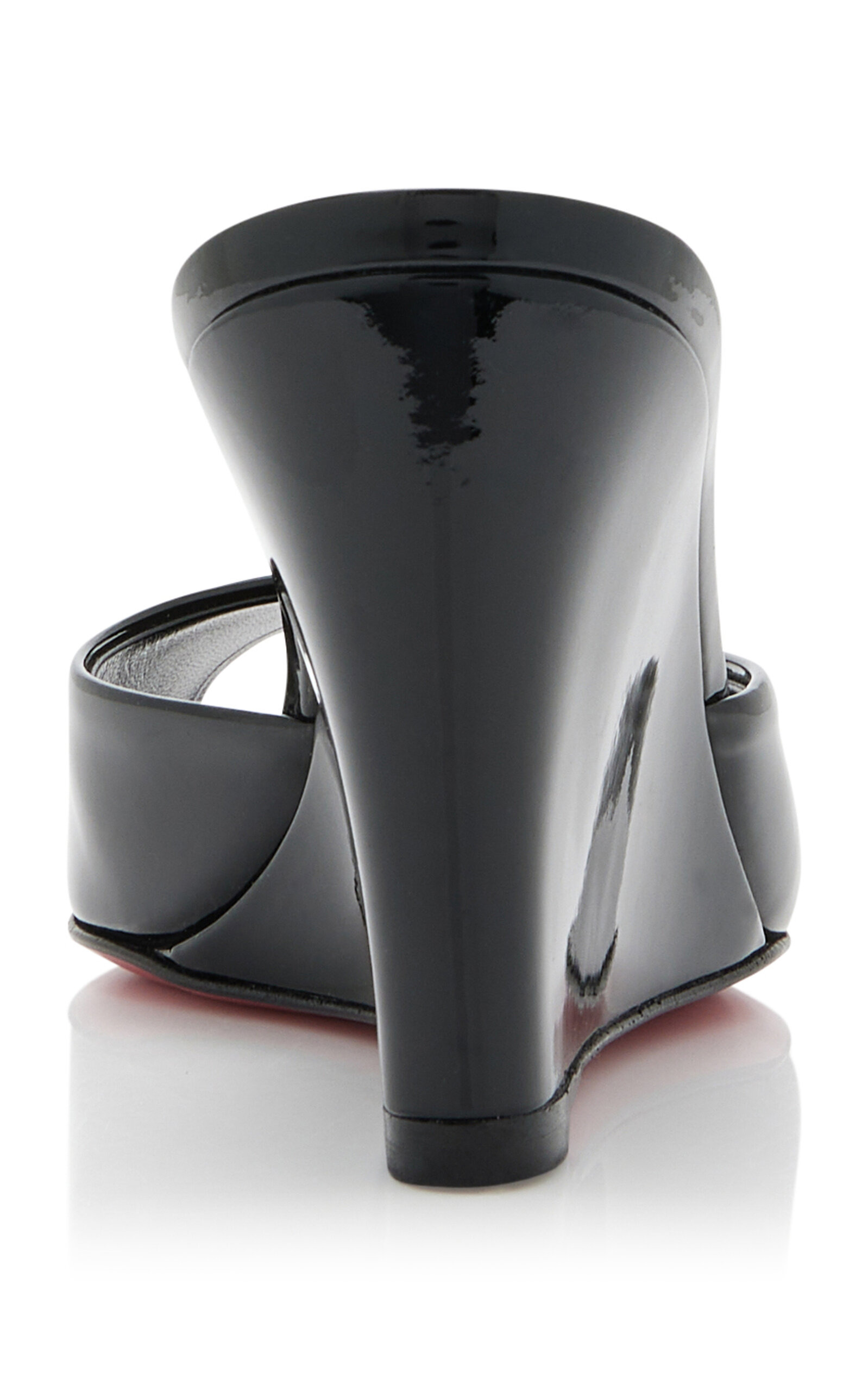 Me Dolly 85mm Patent Leather Wedge Pumps black - 5