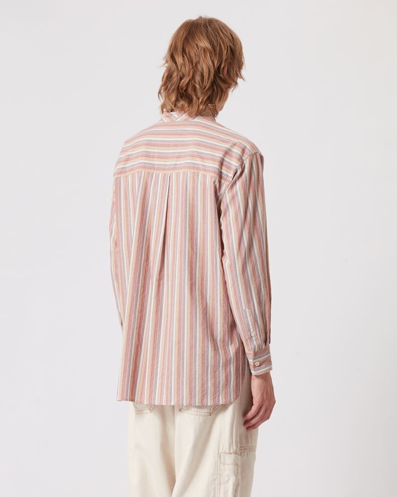 TAYLORI STRIPED COTTON SHIRT - 5