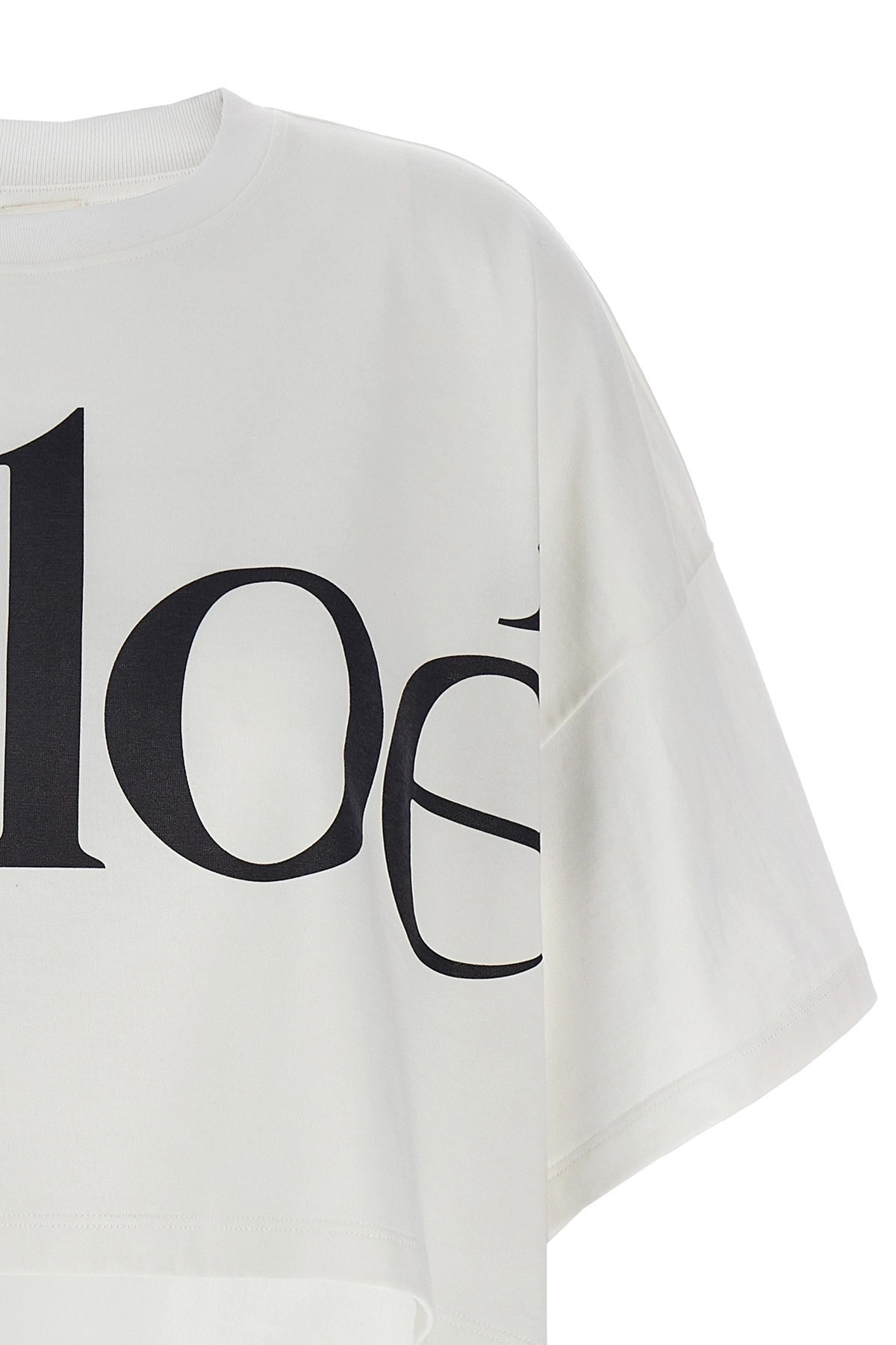 Logo crop T-shirt - 4