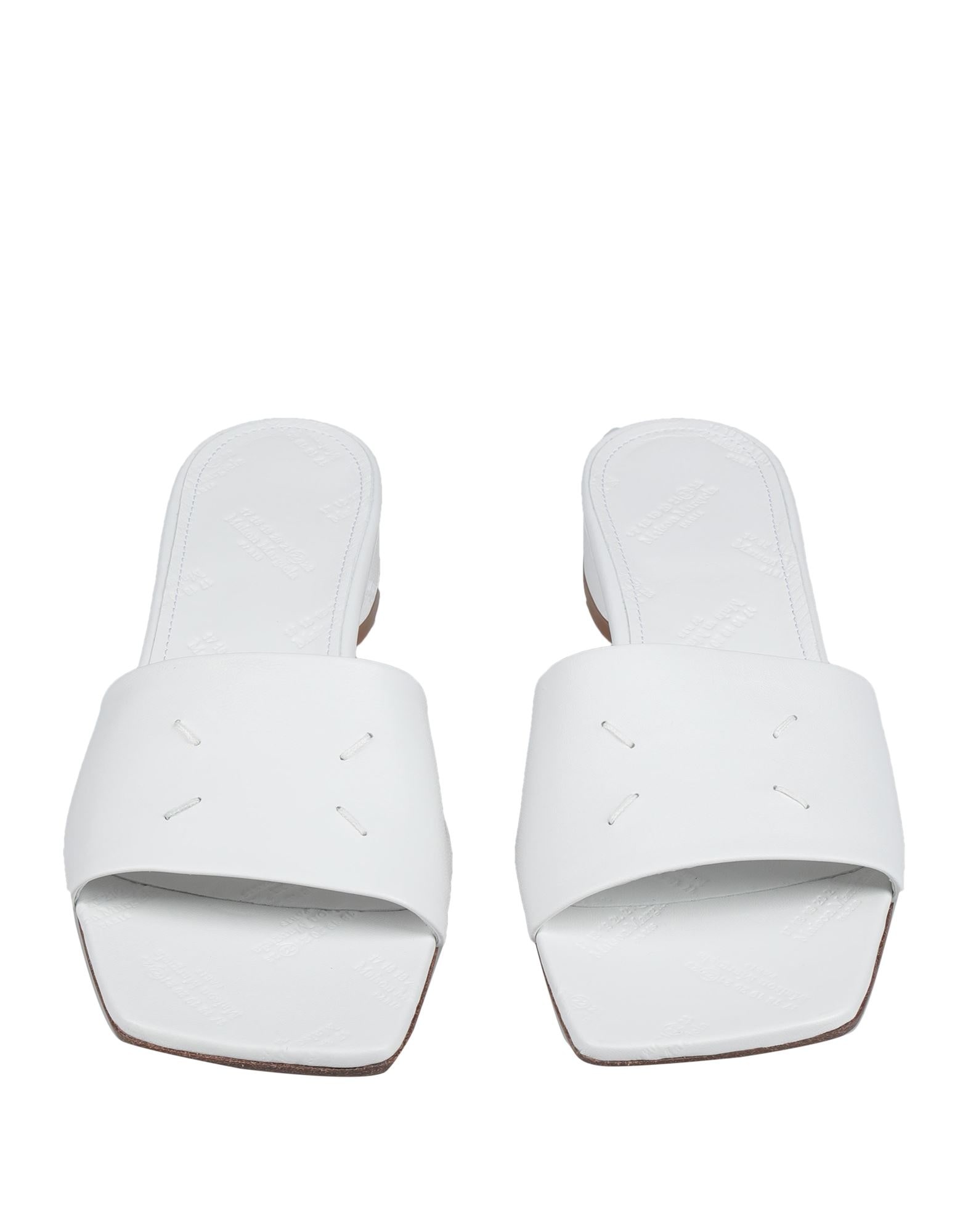 White Women's Sandals - 4