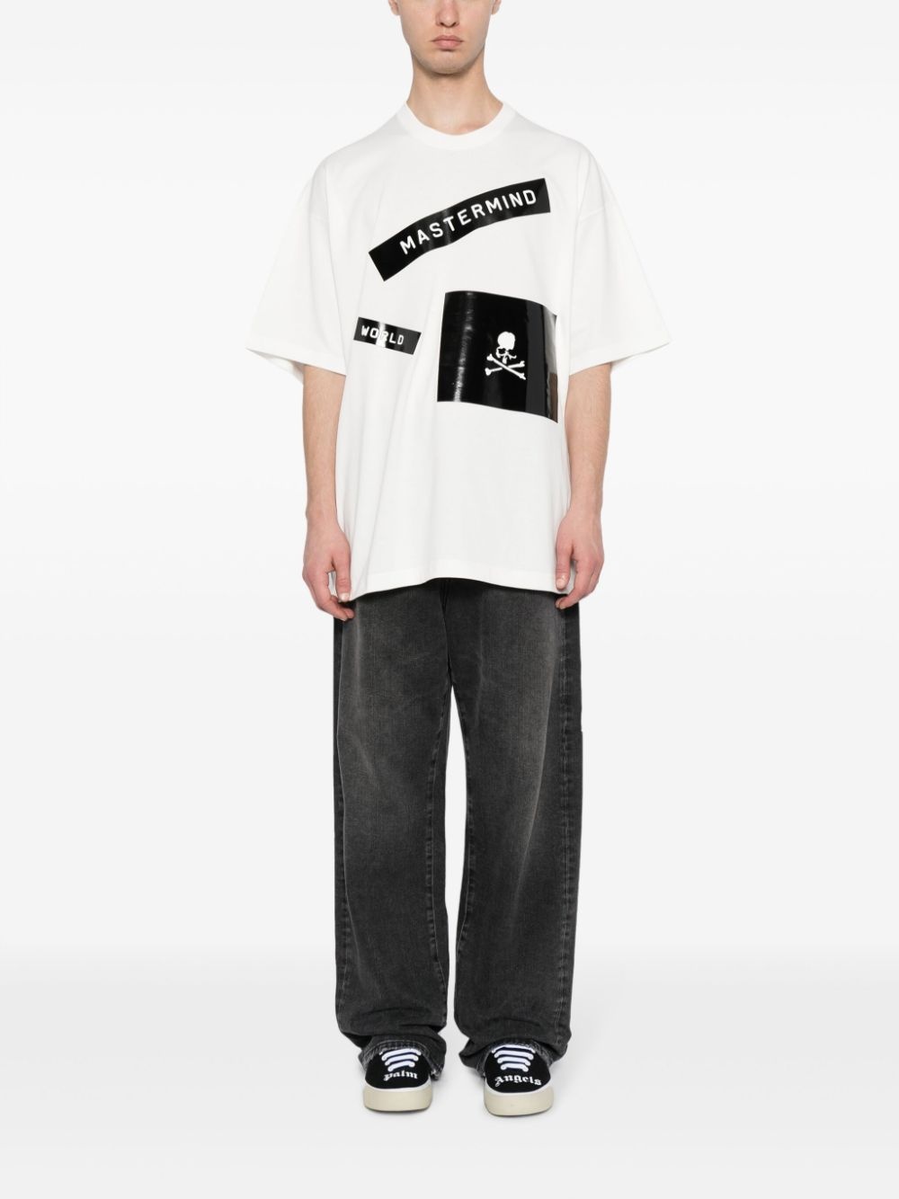 logo-print cotton T-shirt - 2