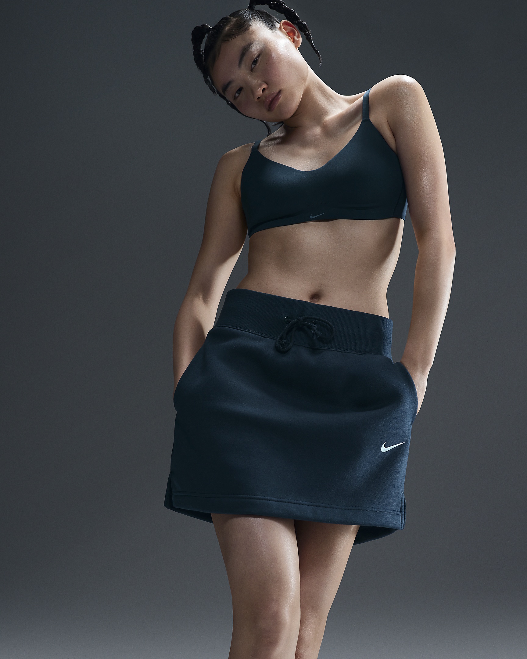 Nike Sportswear Phoenix Fleece Women's Slim Mini Skirt - 2